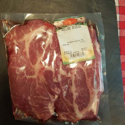 Grillade désossée sous vide