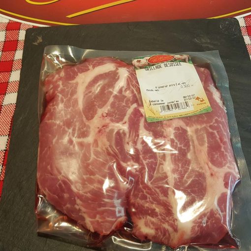 Grillade désossée sous vide