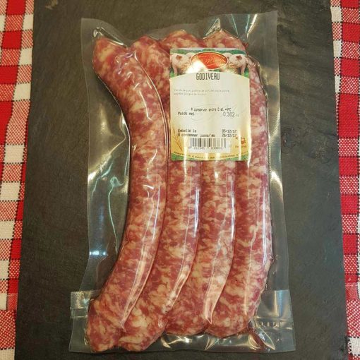 6 Godiveau ou chipolata sous vide