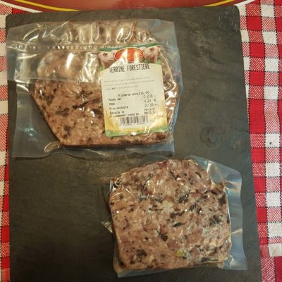 Terrine de campagne forestière sous vide