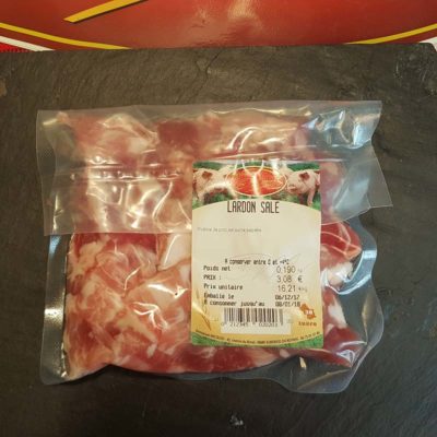 Lardons salés