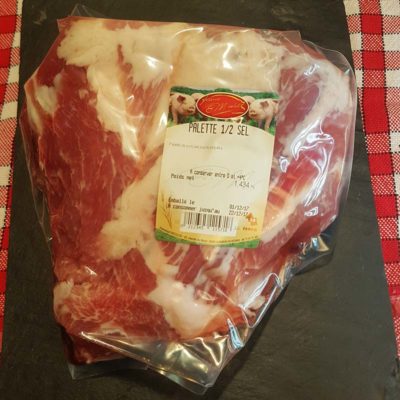 Palette demi sel sous vide