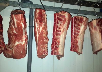 Morceaux de viande de porc