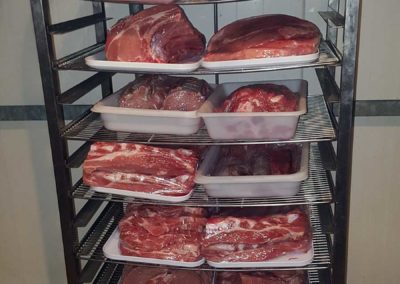 Barquettes de viande de porc